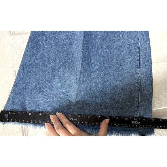 UNIQ BY LITZ High Rise Super Flare Bell Bottom Jeans Womens Size 27/5 Stretch - Picture 10 of 13